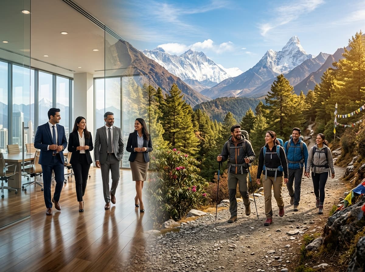 From Boardroom to Mountain Trails Corporate Journey