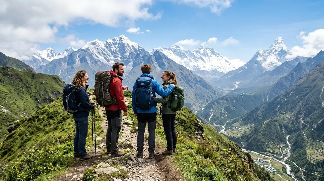 Himalayan group trek