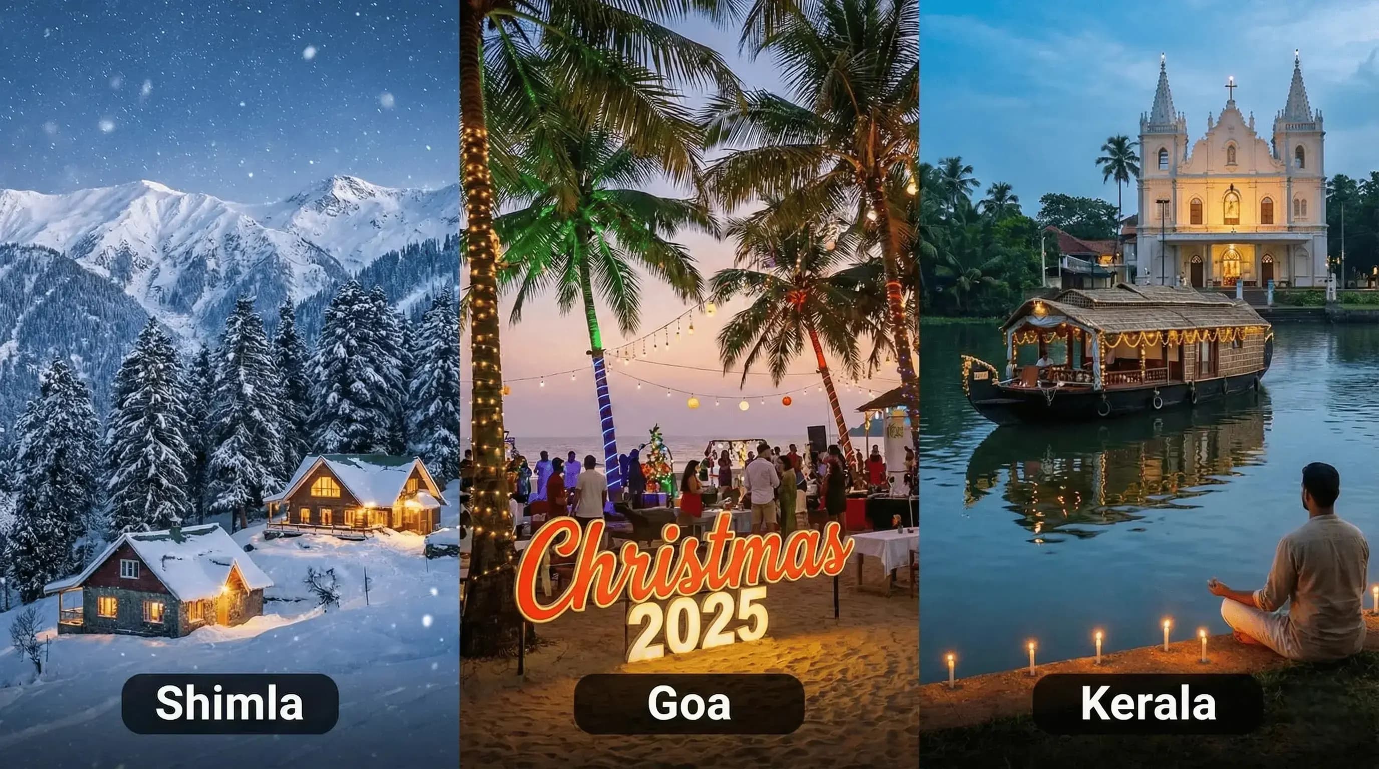 10 Best Places for Christmas 2025 in India (Snow, Parties & Peace)
