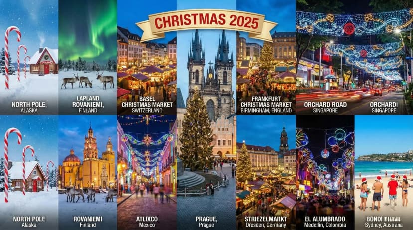 Top place to spend Christmas around the world