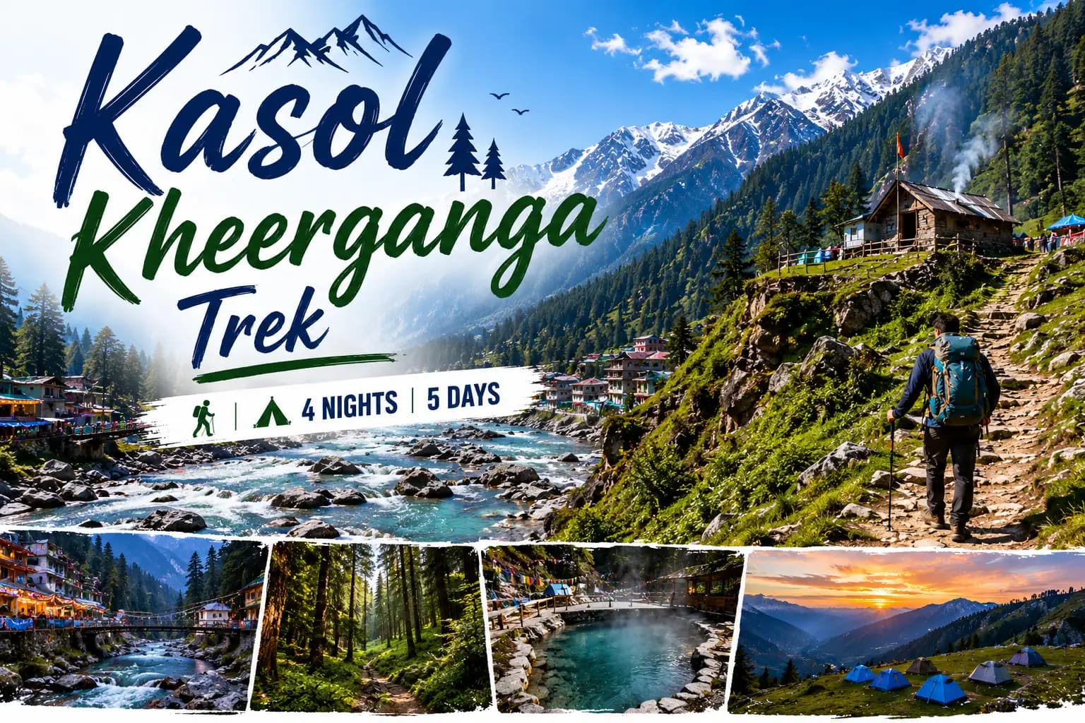 Kasol Kheerganga Trek Package