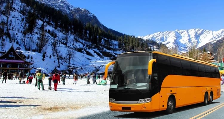 Lucknow to Manali 3 Nights 4 Days AC Bus Tour