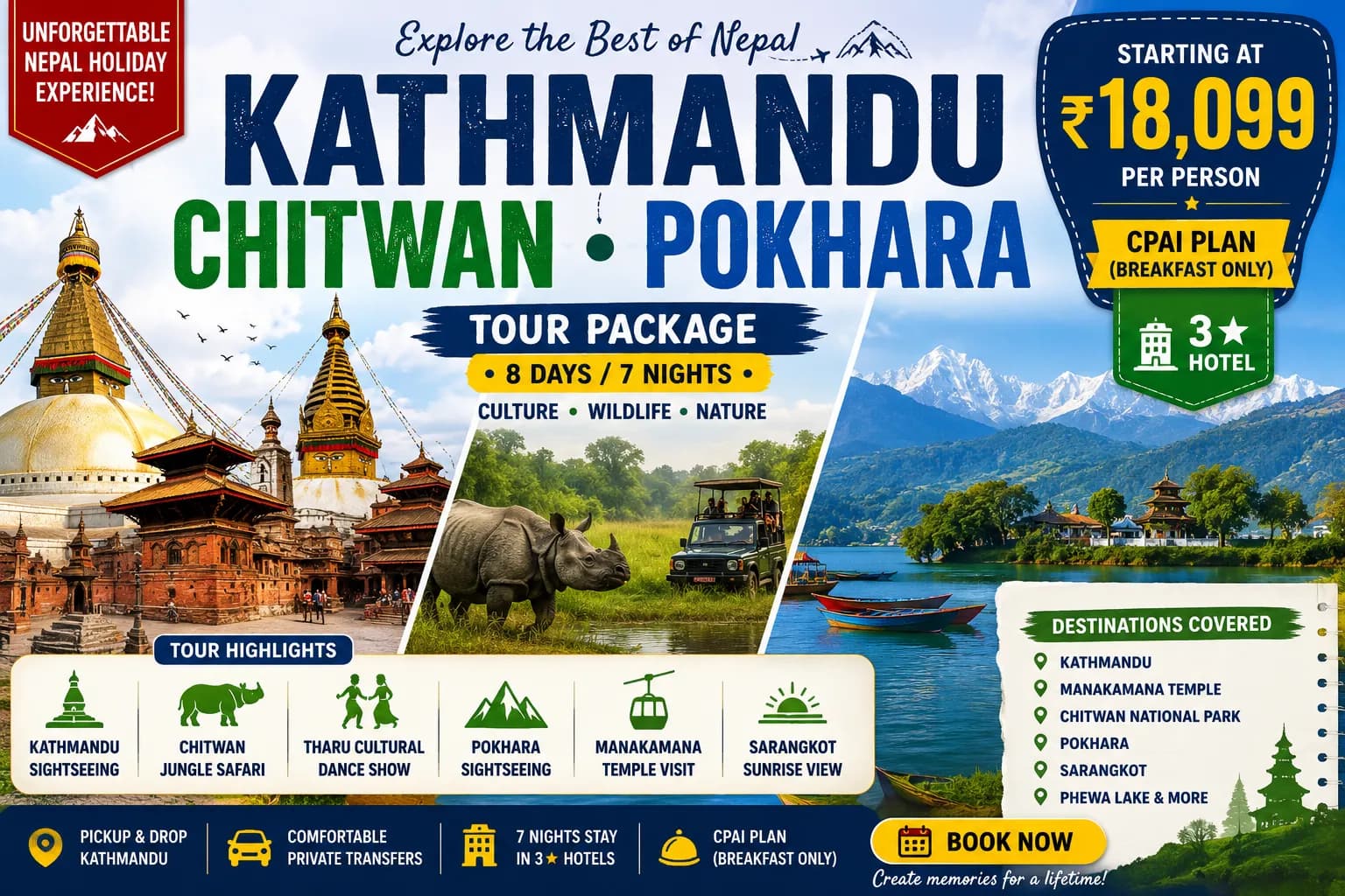 Kathmandu Tour Package 8 Days
