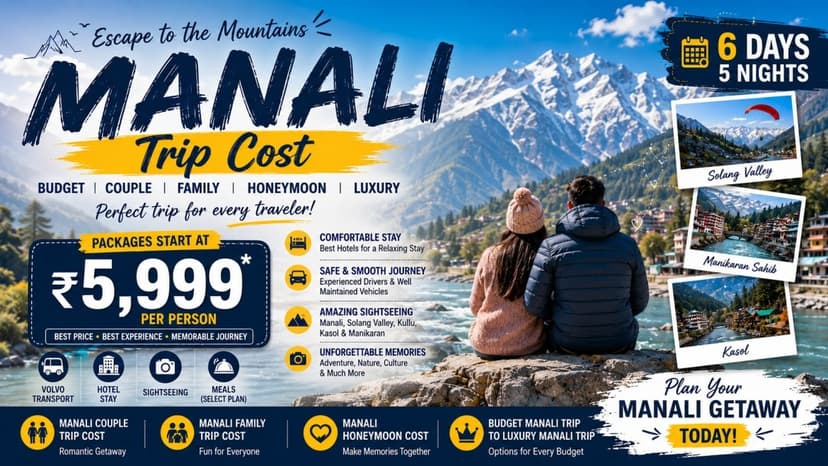 Manali Trip Cost