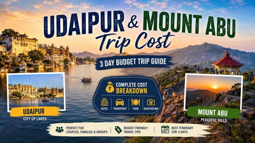 Udaipur Mount Abu Trip Cost