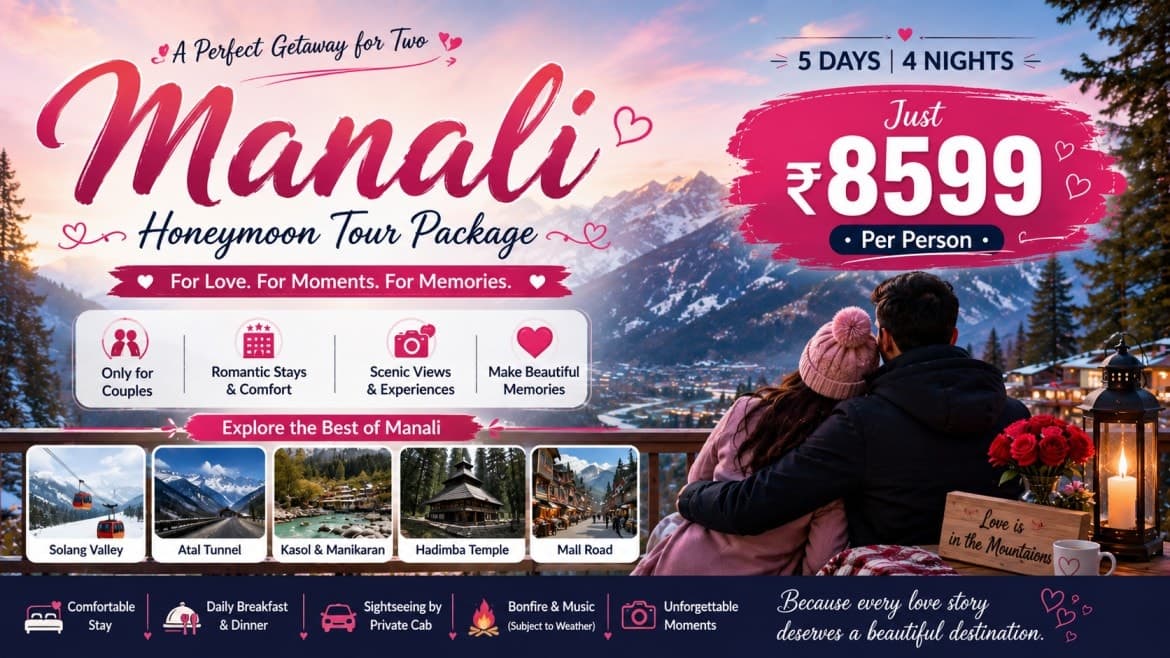 Manali Honeymoon Tour Package