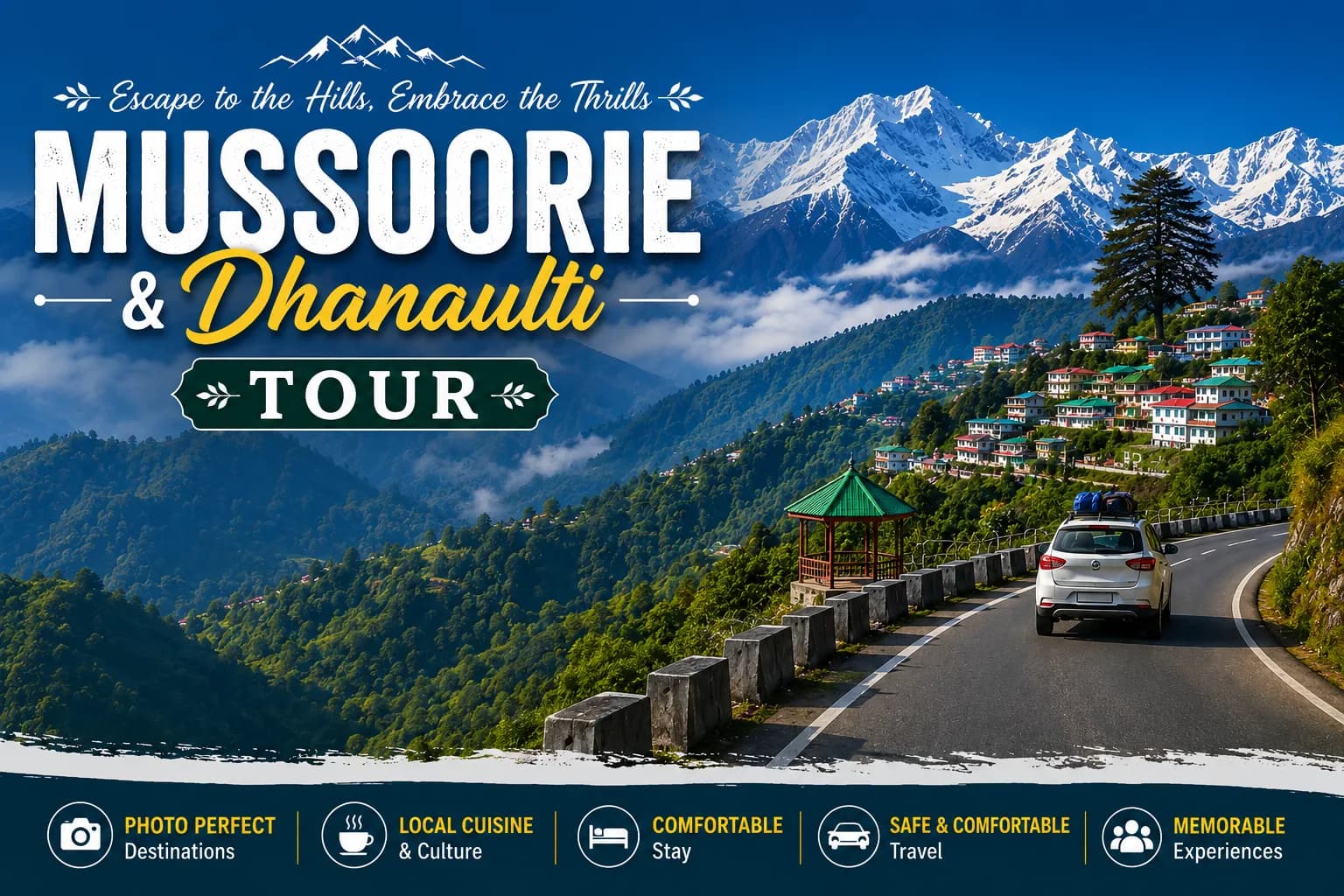 mussoorie-dhanaulti tour