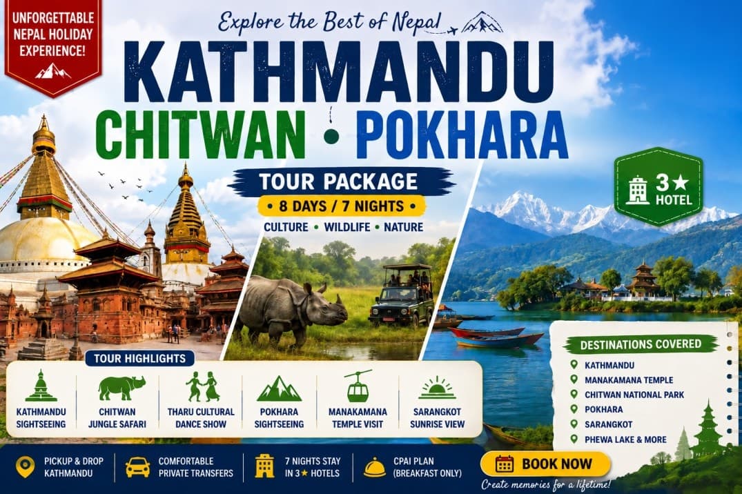 Kathmandu Tour Package 8 Days